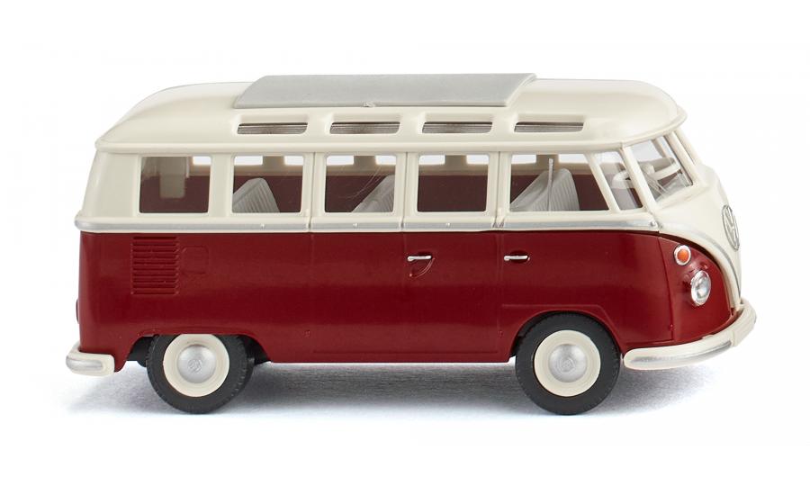 VW T1 Sambabus - purpurrot/cremeweiß