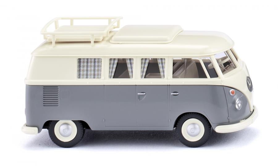 VW T1 Campingbus - perlweiß/grau