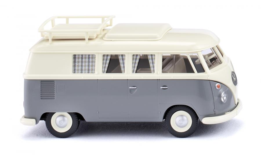 VW T1 Camping bus pearl white/ grey