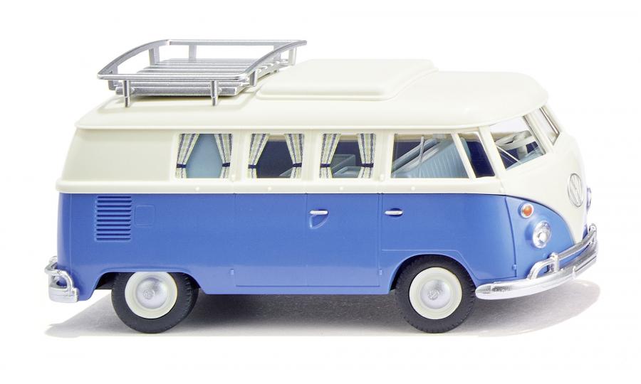 VW T1 Campingbus - perlweiß/blau