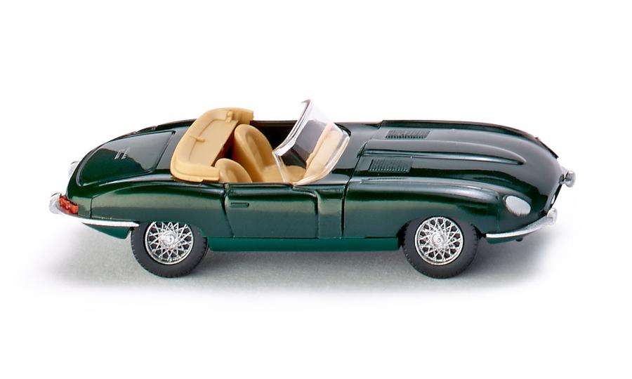 Jaguar E-type cabriolet- green