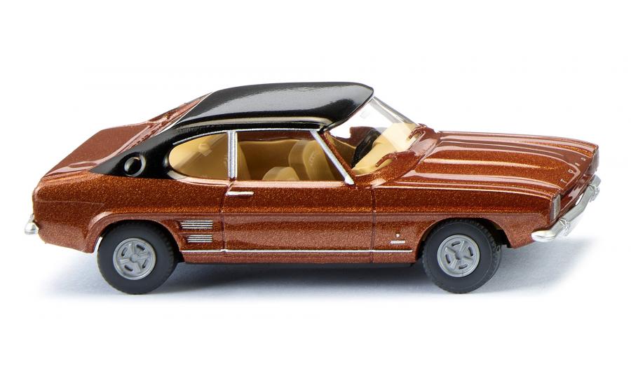 Ford Capri I - copperbrown met with black roof