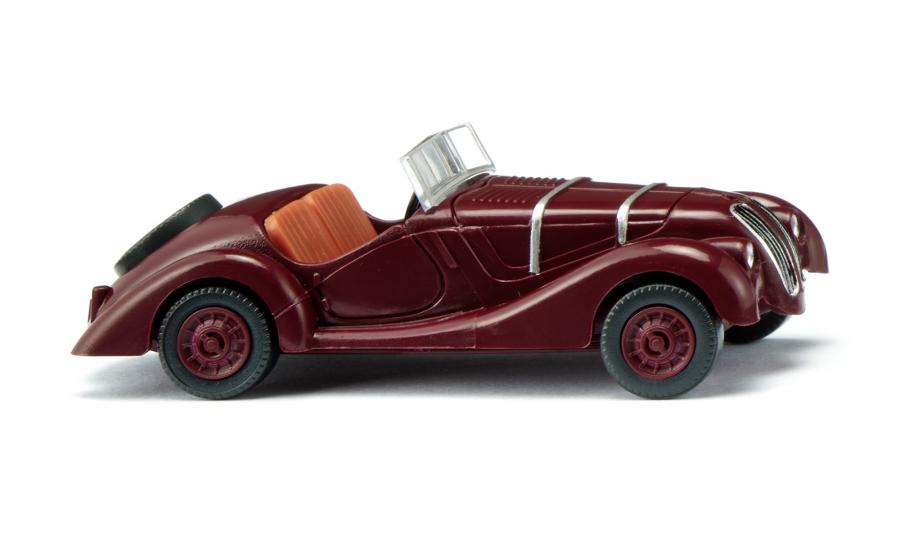 BMW 328- wine red