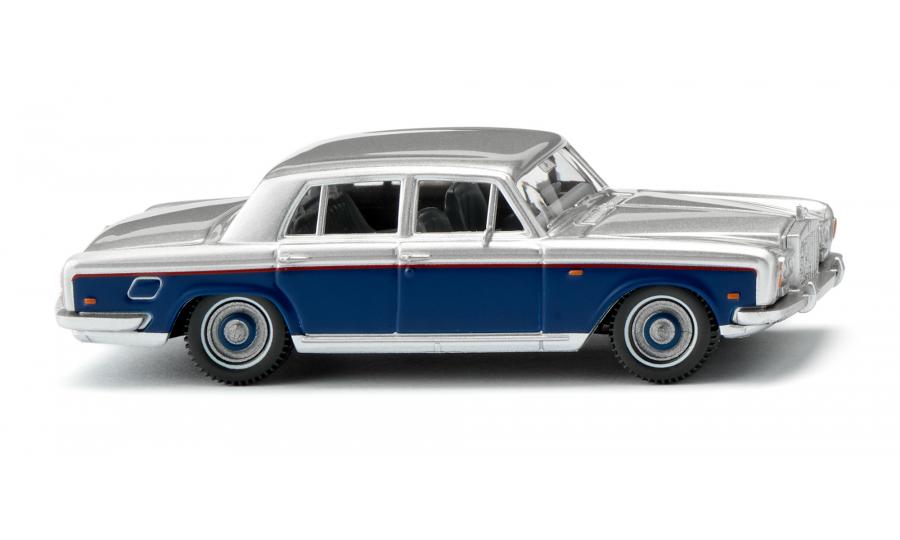 Rolls Royce Silver Shadow - silber/blau