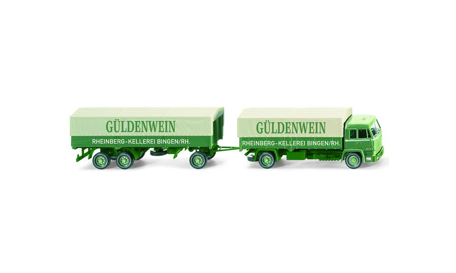Büssing BS 16 L flatbed truck