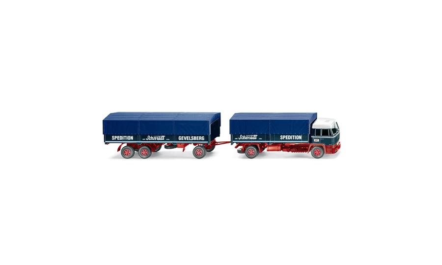 Platform semi-trailer Büssing BS16