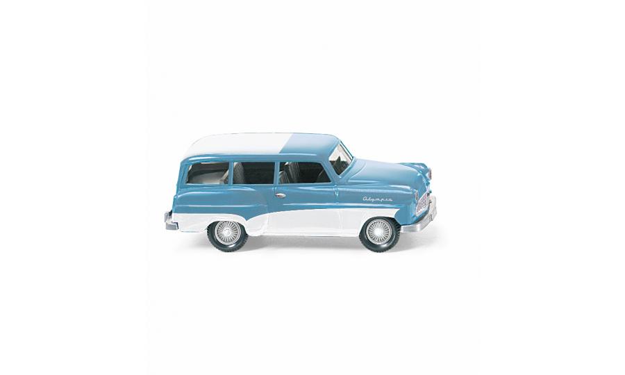Opel Caravan 1956 - reinweiß/pastellblau