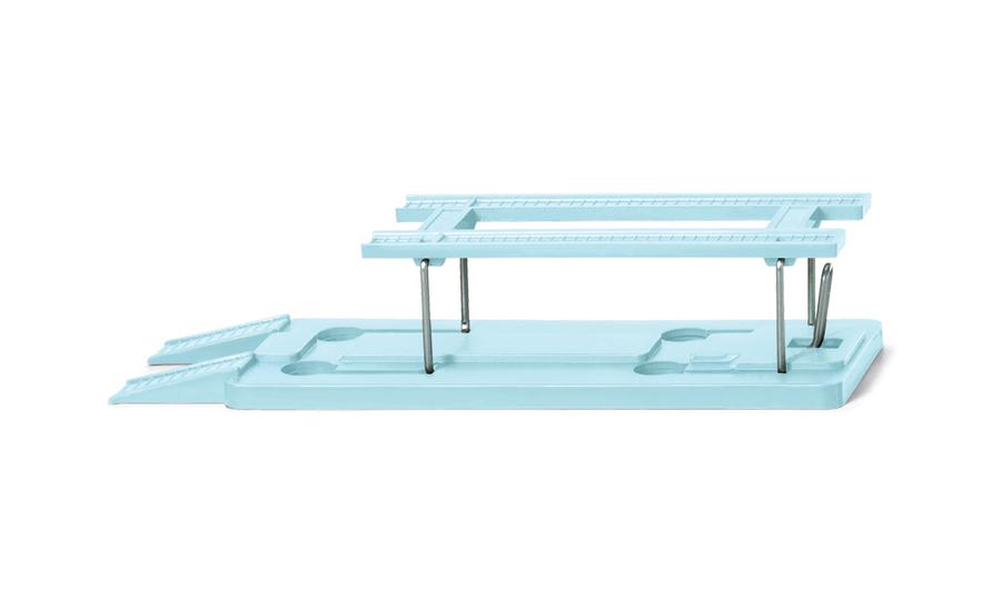 Lifting platform - pale blue