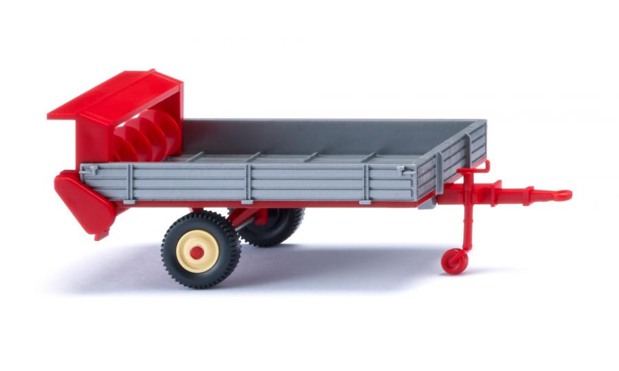 Fortuna manure spreader – silver/carmine red