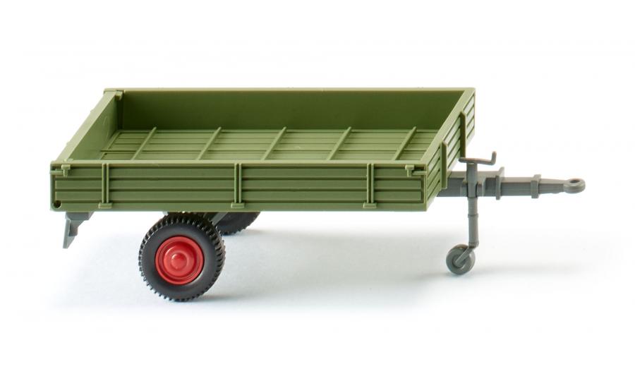 Fortuna single axle trailer reseda green