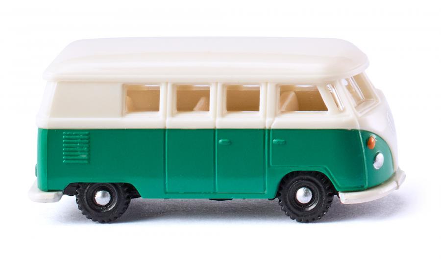 VW T1 bus - patina green/pearl white