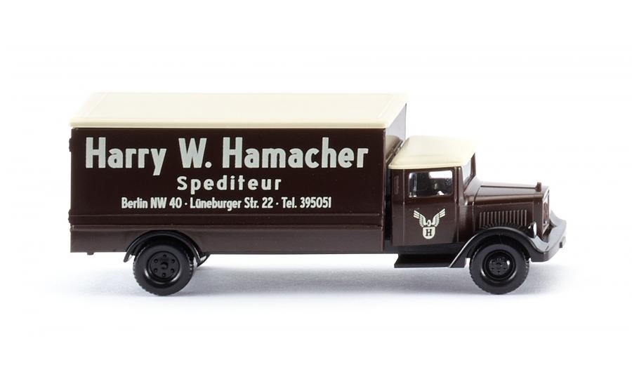 Koffer-Lkw (MB L 2500) "Spedition Hamacher"