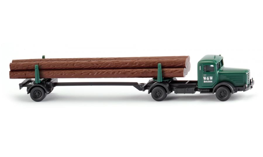 Log transporter (Büssing 8000) "W&W Holzbau"