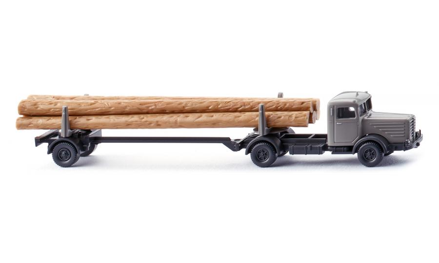 Log transporter (Büssing 8000) – stone grey