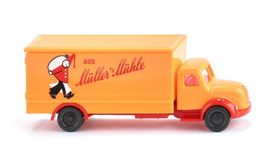 Box truck (Magirus) "Müllers Mühle"