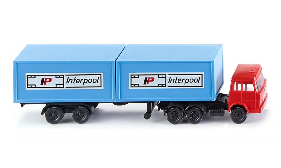 Container tractor-trailer (Henschel) "Interpool"