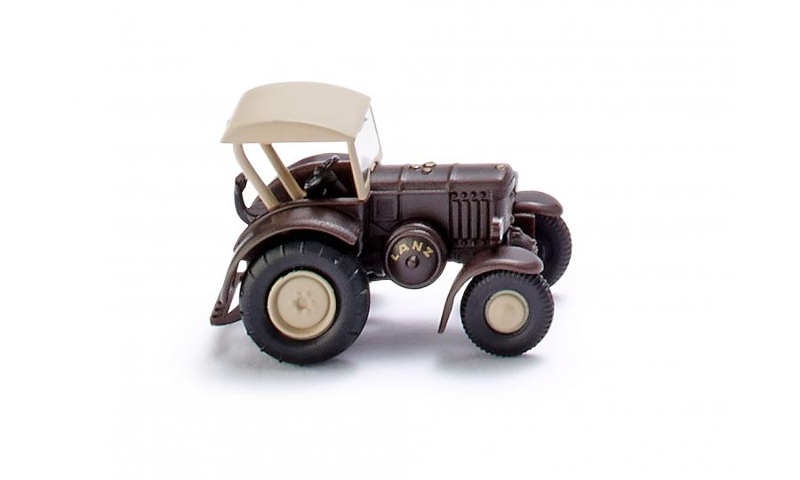 Lanz Bulldog with roof - brown