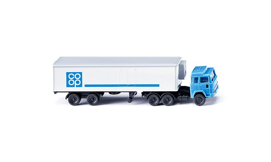 Refrigerated semi-trailer (Magirus) "coop"