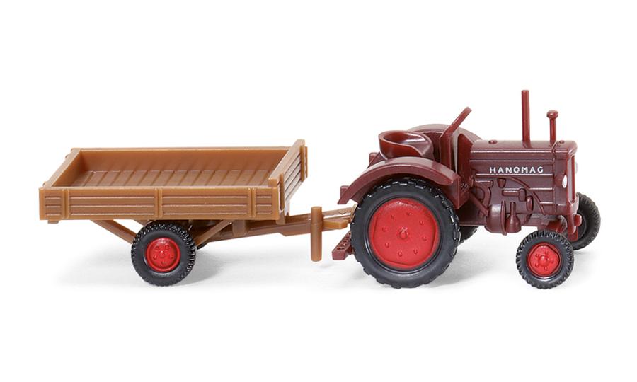 Hanomag R 16 with trailer red/brown