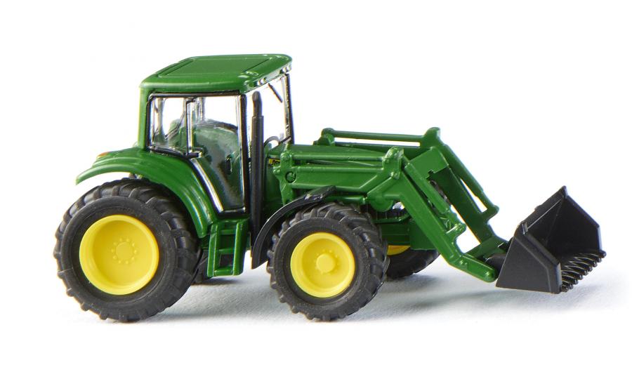 John Deere 6820S with front loader