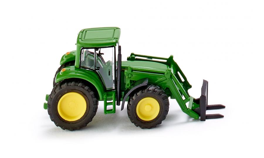 John Deere 6920 S  with front fork