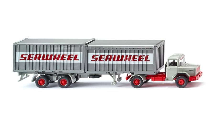 Container semi-truck (Magirus Deutz) 