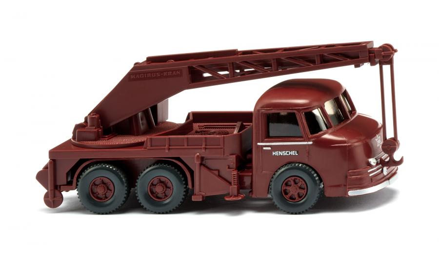 Crane truck (Henschel Bimot) oxide red
